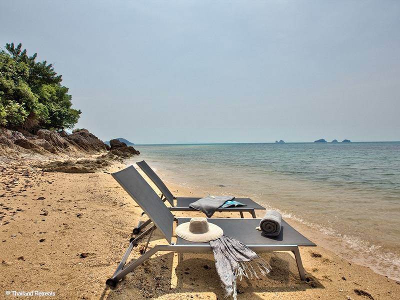 Some of our luxury Thailand villas with extra such as an almost private beach, a private cinema, yoga platform, a muay thai boxing ring and more.
