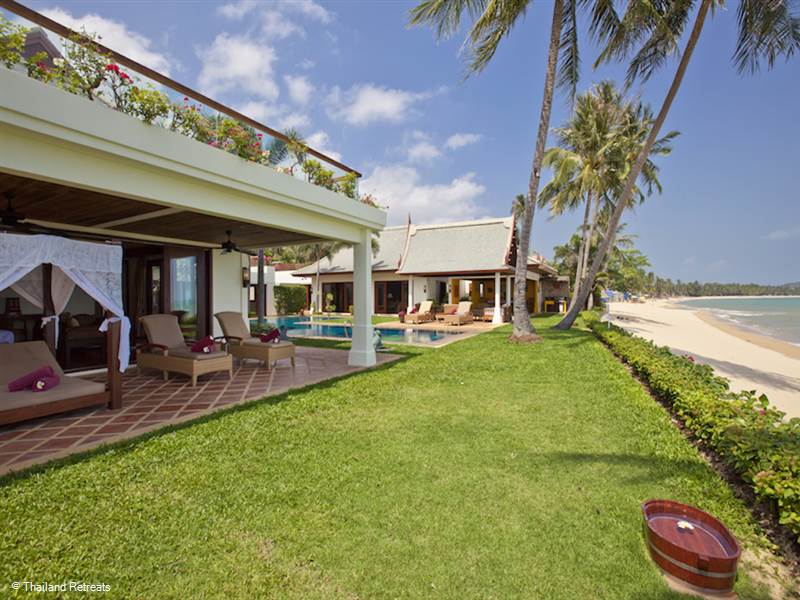 Some of the best Koh Samui beachfront villas on the different beaches around Koh Samui