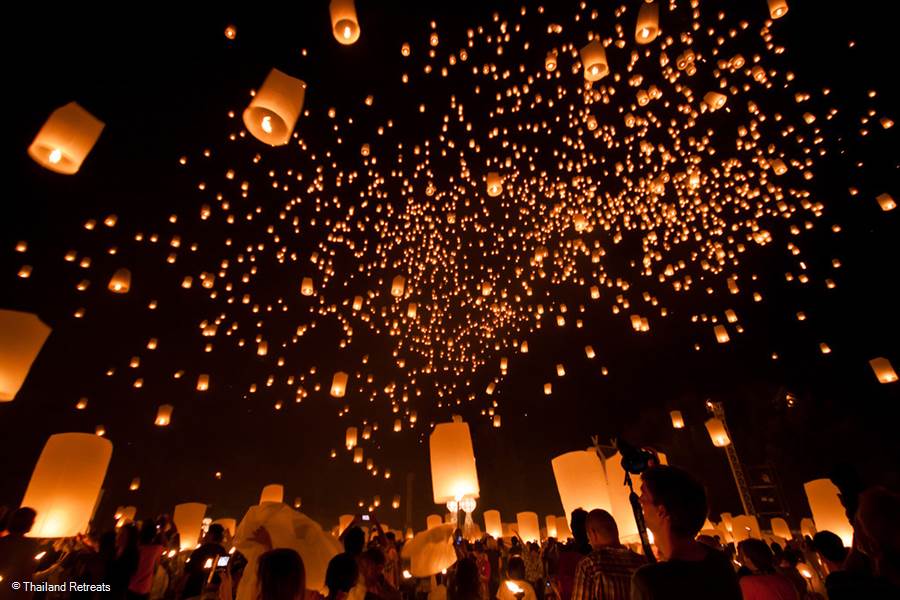 Loi Krathong Festival in Thailand