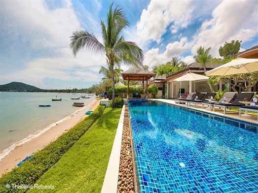 <p><span>Baan Feung Fah is a beautifully designed 2-4 bedroom villa in Koh Samui, featuring an infinity edge pool and located directly on Bophut Beach. Situated within a secure beachside development, it is just a 5-minute drive from Fisherman&rsquo;s Village. Enjoy exclusive use of the villa with reduced rates for 2 and 3-bedroom occupancy.</span></p>