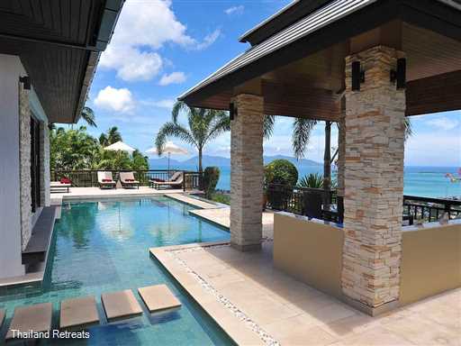 <p>Bophut Talay is a 4 bedrooom ensuite Koh Samui villa nestled in the Bophut hills enjoying spectacular views over Bophut Bay and the Big Buddha. Just 5 minutes from Fisherman's Village, this super villa has spacious accommodation indoor and outdoor on on one level. A private fully equipped gym is on the lower floor.</p>