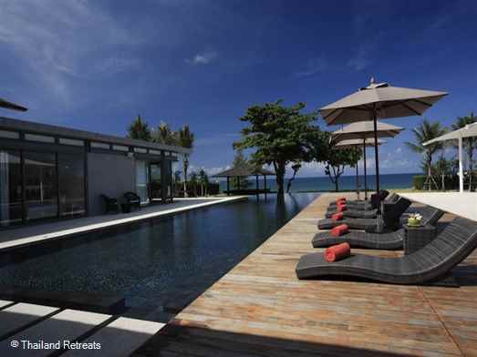 <p>Sava - Villa Cielo is a contemporary luxury villa located on the beachfront of Natai Beach in Phang Nga. With six spacious bedrooms, a family media room, pool table, and kiddies playground, it offers an ideal setting for family vacations and gatherings. The villa accommodates rates for 4 or 6 bedroom occupancy and serves as a perfect wedding venue, hosting up to 120 guests.</p>