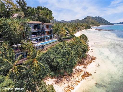 <p>The View is a stunning Koh Samui Villa in an amazing position elevated above a sandy semi private cove in the beautiful south west. Childrens room with equipment and sea kayaks. <span style="text-decoration: underline; font-size: 12pt;"><span style="color: #000080; text-decoration: underline;">Reduced rates for 3 &nbsp;or 4 bedroom occupancy with exclusive use of the villa.</span></span></p>