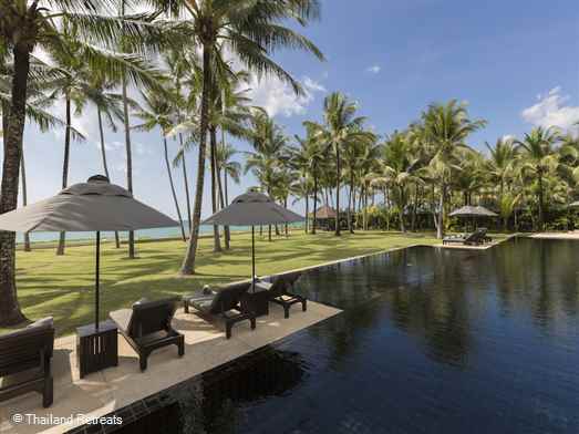 <p>Villa Shanti is a contemporary Thai style 6 bedroom all en-suite beachfront villa and one of 4 similar beach villas in a lovely setting on Natai Beach in Phang Nga just 25m from Phuket airport. All bedrooms have sea views and faciliies include a 25m lap pool, children's pool and family room</p>  <p><span style="color: #0000ff;">Wedding Venue - Max 150 guests</span></p>