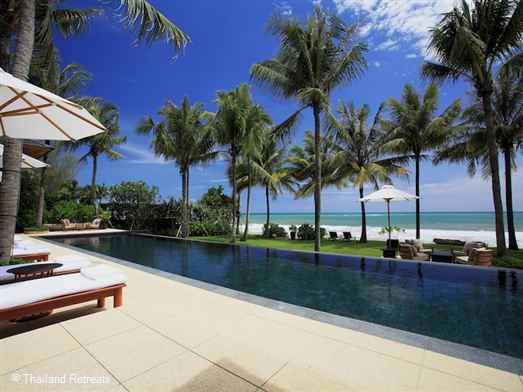 <p>Villa Nandana is a 7 bedroom private stand alone luxury beachfront vacation villa located on beautiful Natai beach. Centred around a 20m swimming pool the villa has appealing contemporary facilities as well as it's own gym. Tropical living at it's best and perfect for that dream wedding.</p>