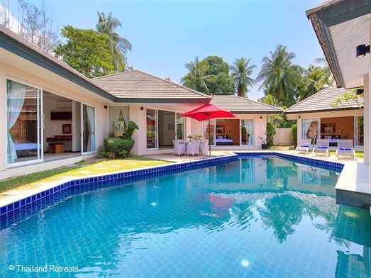 <p>Lipa Talay Neung is one of of a group of private villas with a private pool just a few minutes walk to the tranquil west facing Lipa Noi beach. The villa is ideal for a peaceful holiday with friends and family and perfect to explore the tropical palm fringed west coast of Koh Samui. <span style="font-size: 10pt;"><strong><span style="color: #000080;">Reduced rates for 2 bedroom occupancy only with exclusive use of the villa.</span></strong></span></p>