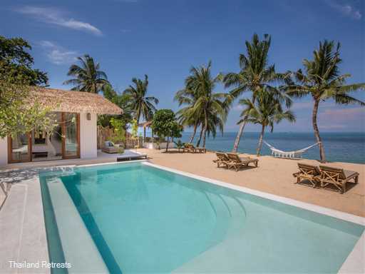 <p>Kya Beach House is a 3 bedroom beachfront property on the Bang Por beach on the north coast. This fabulous beach house offers a touch of the tropical lifesyle for guests with twist of shabby chic design. <span style="font-size: 10pt;"><strong><span style="color: #000080;">Reduced&nbsp;rates for 2 bedroom use only.</span></strong></span></p>