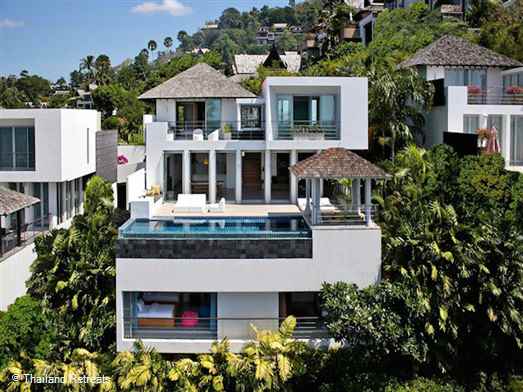 <p><span>Vila Sammasan is modern villa located on a hillside above the southern end of Surin Beach, mid-way along Phuket&rsquo;s scenic west coast. One of eight properties on an exclusive private estate, three-bedroomed Villa Sammasan is a great family choice for a tropical Thai holiday.</span></p>