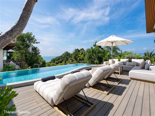 <p>Villa Divano is a luxurious 5-bedroom villa set in the lush hills of Plai Laem, Koh Samui. This stunning retreat features a private saltwater pool, a fully equipped gym, and breathtaking sea views, making it perfect for families and groups looking for relaxation and comfort in paradise.</p>