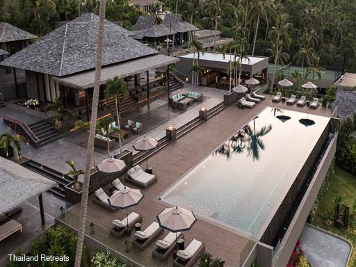 <p>Shankara Samui Luxury Private Estate features ten exquisite individual villas nestled in the hills in the north west of Koh Samui enjoying stunning ocean views. Luxurious amenities, include an infinity pool, private tennis court, serene yoga deck, spa services, and fine dining amidst lush gardens. Choice. of villas include a Grand Master Villa with private pool, Small Master Villa with private pool and a further 8 luxury villas.&nbsp;</p>