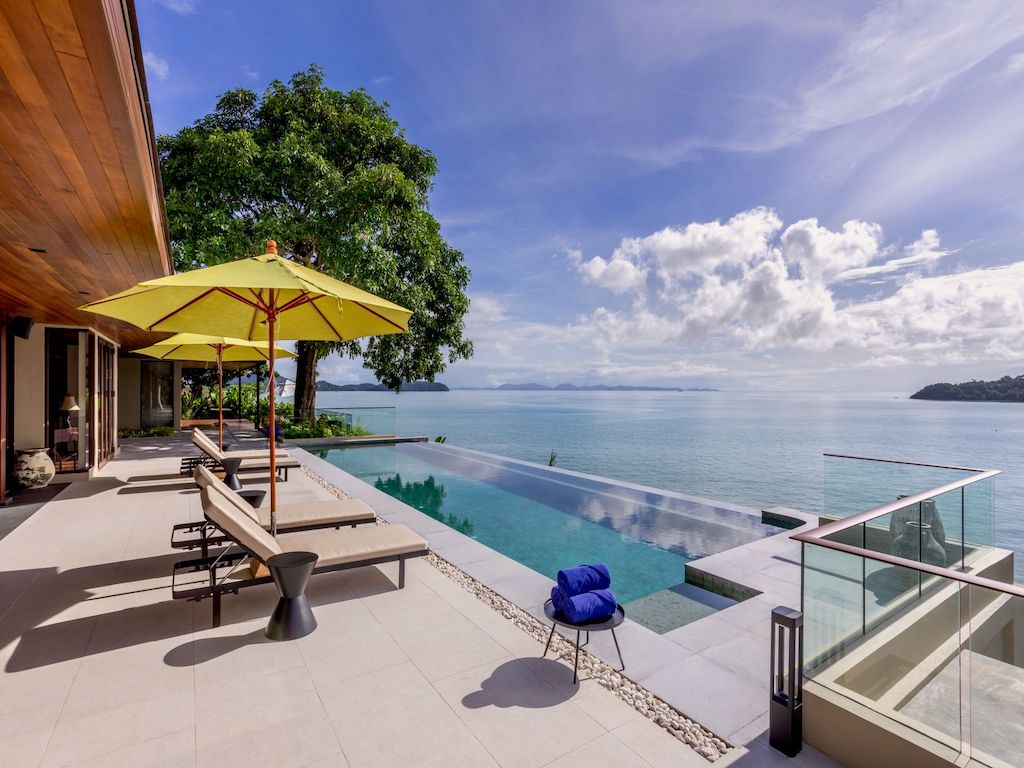 Villa Eugenia infinity pool over the sea at Cape Panwa, Phuket Villa Eugenia infinity pool over the sea at Cape Panwa, Phuket